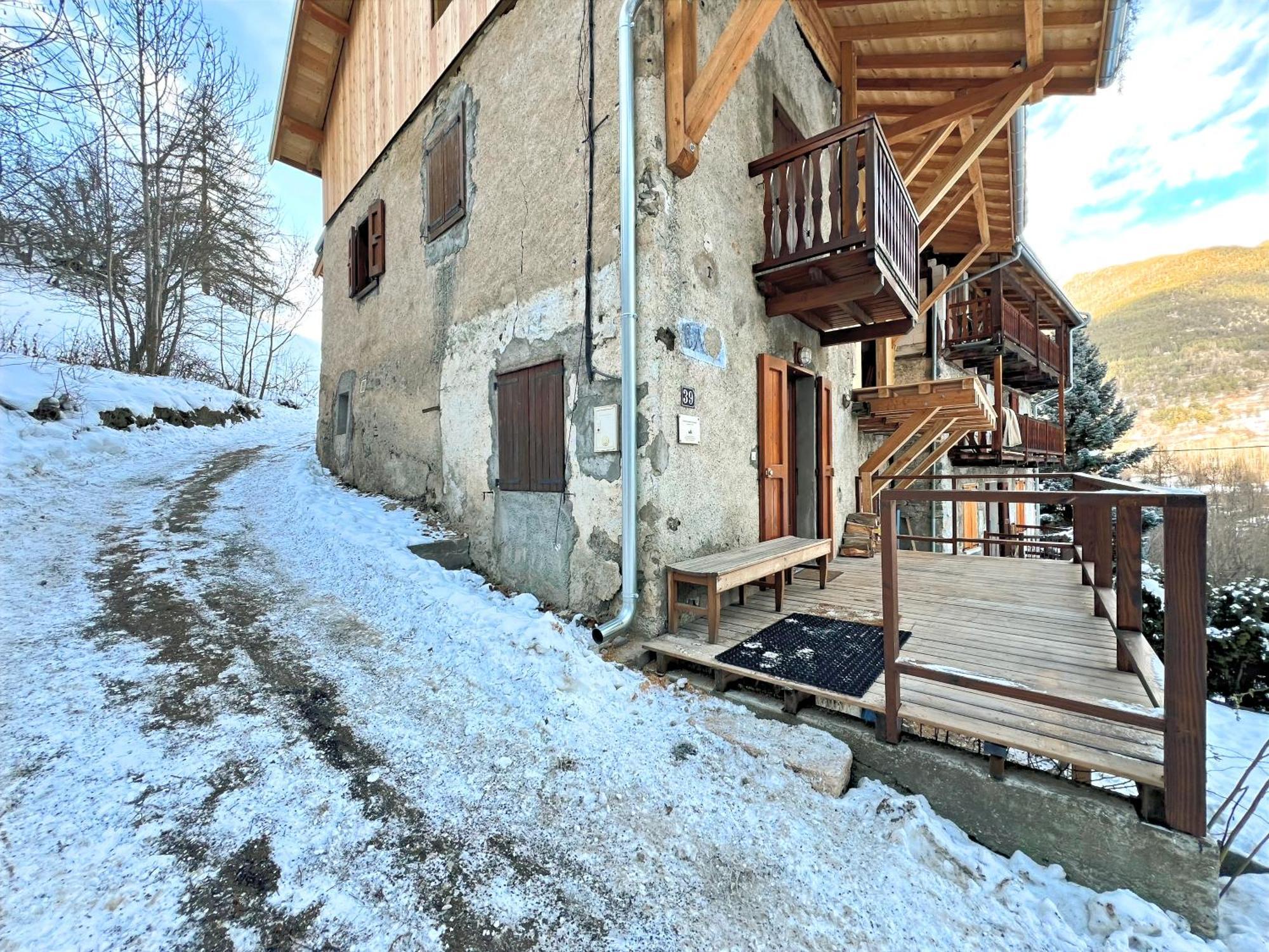 Charmante Maison De Montagne Briançon Esterno foto